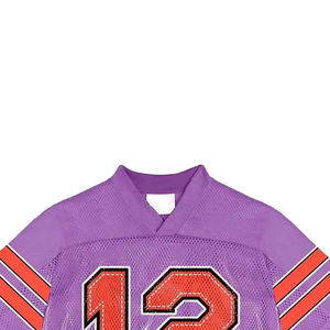 Maillots de football américain de style différent, couleur unie, vente en gros, haute qualité, manches courtes, pour femmes - Product Image 4