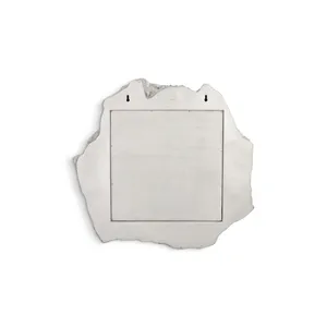 Sculpture murale en aluminium, miroir abstrait irrégulier, décoration minimaliste pour la maison, œuvre d'art pour le salon, emballage en une seule pièce - Product Image 4