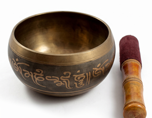 Cuenco Tibetano de Meditación Chapado en Oro, Elegante, Vintage, Clásico, Único, Moderno y Personalizado - Product Image 3
