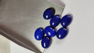 AAA+ Lapis Lazuli Naturel Cabochon Ovale 3x5mm à 15x20mm Calibré Bleu Royal Pierre Précieuse à Dos Plat pour la Fabrication de Bijoux Vente en Gros - Product Image 6