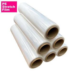 Usine directe 50cm Film PE extensible en plastique transparent Emballage durable étanche à l'humidité Enveloppe solaire UV Polyoléfine souple fabriquée - Product Image 1