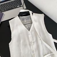 Blusas de Lino Elegantes sin Mangas con Cuello en V para Mujer, Camisas Sólidas, Tops Elegantes para Dama, Ropa al por Mayor
