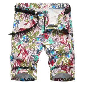 Pantalones Cortos de Verano para Hombre, de Algodón Suave, Corte Relajado, Ajuste Delgado, Cómodos, para Actividades al Aire Libre y Uso Diario, de Secado Rápido, para la Playa - Product Image 1