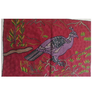 Kashimi Hand Embroidered Textile <b>Wall</b> Hanging 3 Feet X 2 Feet Durable Sustainable Cotton For Warm Luxury Home Hotel Office - Product Image 1