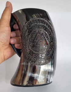 100% Premium Quality Buffalo Horn <b>Mug</b> Handmade Carving Natural Crafts Product Made In India - Product Image 5