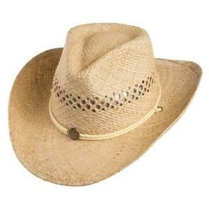 Sombrero vaquero clásico del oeste, disponible en todas las tallas, precio al por mayor, sombreros vaqueros de cuero hechos a mano para uso en exteriores. - Product Image 1