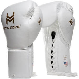 High Quality Custom Made Professional Boxing Training <b>Gloves</b> Genuine Cowhide Leather Lightweight Anti-UV Full Finger <b>Moisture</b> - Product Image 2