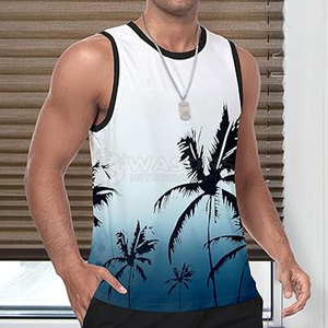 Casual Fitness Men Tank Tops Made For Active Lifestyle With Lightweight Structure And Breathable Comfort Wear - Product Image 4