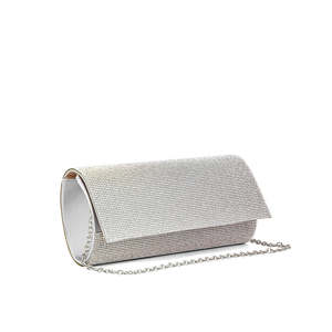 Pochette de soirée argentée P24328 - Product Image 2