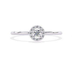 Anillo de Diamantes de Corte Brillante con Certificación IGI de Oro Amarillo de 14K para Mujer, Joyería Fina de Lujo, Diamantes Naturales de Calidad VS - Product Image 5