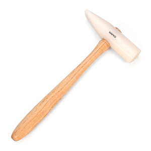 Wholesale Premium Soft Wood Face Hammer with Wedge Shaped Nylon Head Jewelry Crafting <b>Tools</b> for Jewelry Casting and Model Making - Product Image 1
