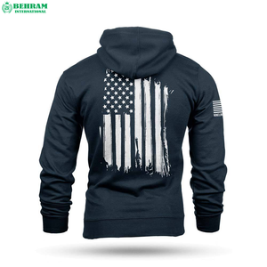Sudaderas con capucha de felpa francesa de alta calidad, gruesas y básicas, 100% algodón, transpirables, de secado rápido, personalizadas. - Product Image 6