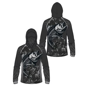 Chemise à capuche respirante et imperméable, légère, séchage rapide, anti-bactérienne, pour l'entraînement et la gym, protection UPF 50+, fournisseur en gros - Product Image 1