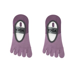 Five Finger Solid <b>Ankle</b> Yoga <b>Socks</b> Autumn Sweat Absorbent Breathable Pilates Yoga Sports Non Slip Women's Finger Strap Wholesale - Product Image 3