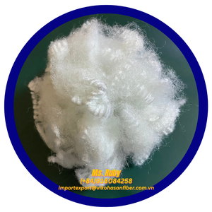 Fibra de silicona hueca reciclada 15D HS White Fiberfix para relleno de juguetes, almohadas, edredones, mantas, cojines, sofás y muebles de Vikohasan - Product Image 3