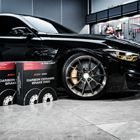 Disco de Freno Trasero de Cerámica de Carbono ICOOH para BMW Serie 5 y 8, Convertible, Gran Coupé, Competition 34217991103 104 380X28MM