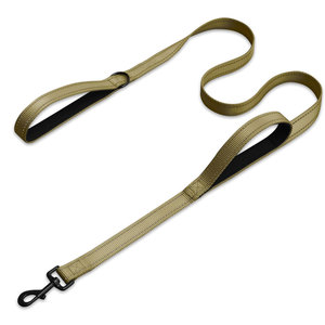 Laisse pour animaux de compagnie robuste pour l'extérieur, coutures renforcées, poignée souple, fermoir fiable pour la marche, la course et les voyages - Product Image 1