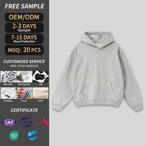 เสื้อฮู้ดดี้ OEM ผู้ชาย สตรีทแวร์ ฮิปฮอป ทรงปกติ คุณภาพสูง แบบเรียบ ปักลาย วินเทจ ผ้าโมดอล สำหรับสวมหัว - Product Image 3