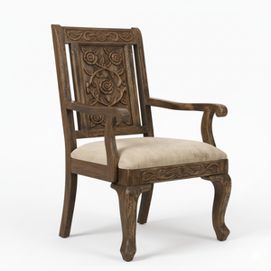 Fauteuil à motif floral Ravish Roses, best-seller, avec siège rembourré pour chambre à coucher et salon, pour la vente en gros - Product Image 2