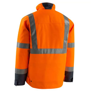 Vêtements de travail sur mesure, vestes d'hiver haute visibilité pour la construction, veste de sécurité réfléchissante pour les travailleurs, bande réfléchissante - Product Image 4