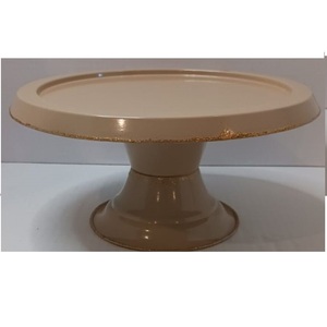 Luxury Round Metal Cake <b>Stand</b> Handmade Fancy Dessert <b>Display</b> Tray for Birthday Wedding and Celebration Use - Product Image 3