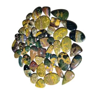 High Quality Ocean Jasper Cabochon Mix Shape Smooth 100%Natural Jasper <b>Crystal</b> <b>Stone</b> for Jewelry Making Loose Gemstone Jasper - Product Image 5