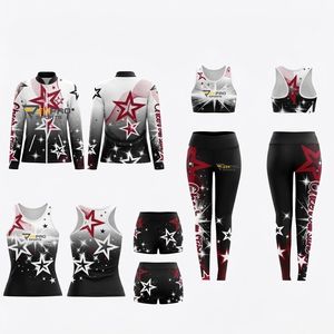 Ropa de Práctica Personalizada para Equipos de Animación, Danza y Deportes: Sujetadores Deportivos, Pantalones Cortos, Uniformes, Leggings y Chaquetas para Equipos Escolares de Baile - Product Image 2