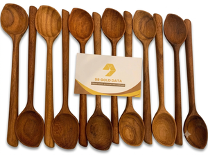 Cuchara de madera con acabado oscuro para decoración elegante de la cocina, para remover bebidas calientes, servir postres, cestas navideñas y regalos, procedente de Vietnam. - Product Image 5