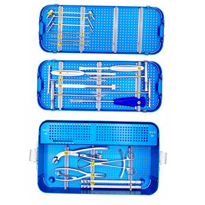 Caja de Esterilización para Instrumentos Pequeños de Acero Inoxidable, Reutilizable, Autoclavable, Manual, con Certificación MOL CE por Dentavex - Product Image 3