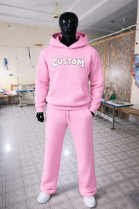 Sudadera con Capucha Rosa para Hombre con Logotipo Personalizado, Impresión Digital, Traje Deportivo de Felpa de Algodón, Ropa Deportiva de Invierno para Gimnasio y Entrenamiento - Product Image 6