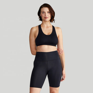 TurboCore <b>Women</b> High Waist <b>Compression</b> <b>Shorts</b> Muscle Climb Breathable Fast Dry OEM Spandex Cotton Performance Blend Custom - Product Image 5
