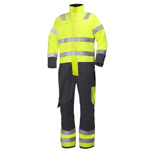 Combinaison de travail confortable et résistante, imperméable, avec bandes réfléchissantes, pour la sécurité sur le chantier - Product Image 4