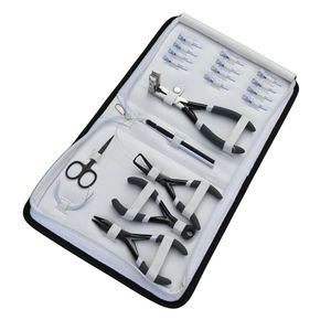 Kit de herramientas profesionales para extensiones de cabello: Alicates removedores de microperlas, Alicates de crimpado para microperlas, Cortador de queratina, Herramienta para extensiones de cinta, Tijeras - Product Image 1