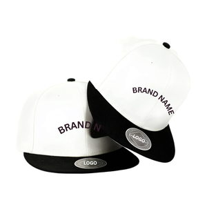 Custom Logo Breathable Performance Golf <b>Cap</b> 6-Panel Lightweight Sports Hat <b>Snapback</b> Closure 2-Tone Design For Golf Tournaments - Product Image 1