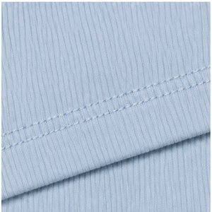 เสื้อยืดผู้หญิงสีฟ้าอ่อน คอวี แขนยาวถึงข้อศอก ทรงครอป รุ่น WTS-0115 - Product Image 6