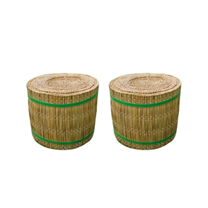 Tapis en jonc tissé à la main de qualité supérieure pour l'ameublement traditionnel et des sièges au sol confortables pour la méditation - Product Image 1