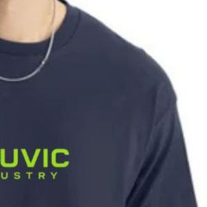 T-shirt tubulaire vierge pour homme en coton premium, col rond, personnalisable OEM ODM, vêtement décontracté pour impression - Product Image 5