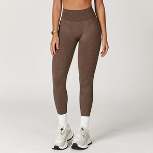 Leggings de Yoga de Cintura Alta para Mujer, Sin Costuras, de Secado Rápido, Elásticos, para Entrenamiento Físico, Gimnasio, Correr, Estilo de Vida Activo - Product Image 2