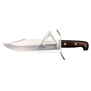 Fabrication en usine de couteaux Bowie en acier inoxydable avec manche en bois, de haute qualité, DIY, OEM, durables et personnalisables - Product Image 2