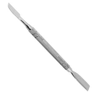 Ensemble de repousse-cuticules et grattoir à double extrémité en acier inoxydable de qualité médicale, durable, fait main, résistant à la rouille et stérilisable - Product Image 1