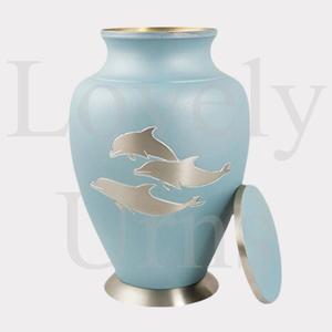 Urna Funeraria Decorativa con Diseño Oceánico para Cenizas de Adultos, Tamaño Mediano, Recuerdo Conmemorativo - Product Image 2