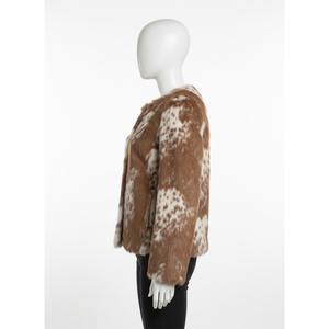 Dernière Collection 2025 – Blouson Moto Femme Tendance en Cuir de Vachette Véritable avec Poils, Col Rabattu, Qualité Supérieure - Product Image 4