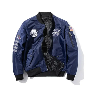 Blouson bomber sur mesure de haute qualité pour homme, blousons d'hiver épais. - Product Image 1