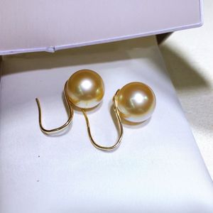 Pendientes de Plata de Ley S925 con Perlas Naturales de Agua Dulce de 6-7 mm, Elegantes y Sencillos, Pendientes Colgantes para Mujer, Brillantes - Product Image 4