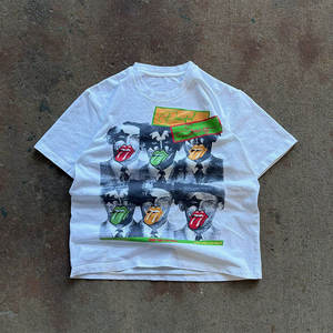 เสื้อยืดโอเวอร์ไซส์ลายกราฟิกสไตล์เรโทรร็อค วินเทจ ผ้าฝ้ายซักนุ่ม สตรีทแวร์ลำลอง ทรงหลวม แฟชั่นสำหรับผู้ชาย - Product Image 3
