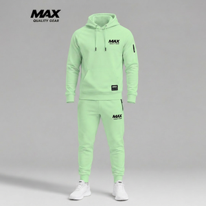 Survêtements et sweats à capuche de haute qualité en gros, 100 % coton, nouveau design pour hommes, ensemble deux pièces - Product Image 5