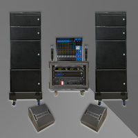 Système de haut-parleurs Line Array extérieur passif étanche LS3 KSL(4+4+2), 8 impédances, garantie 3 ans, corps en bois