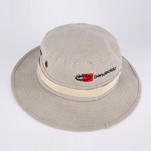 Chapeau de soleil de plage d'été personnalisé avec logo, haute qualité, large bord, style bob avec cordon, vente en gros - Product Image 3