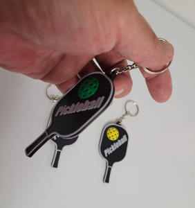 Customized <b>Pickle</b> Ball Keychain with Custom Color & Logo Rubber Material Custom Size <b>pickle</b> ball keychain with customize logo - Product Image 6