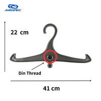 Cintre BCD personnalisé avec logo pour la plage et la plongée, léger, réglable, en plastique, pour combinaison de plongée, équipement de plongée